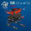 3D Puzzle Ravensburger Lamborghini Huracan EVO — 158 gab., mēroga modeļa konstrukcija