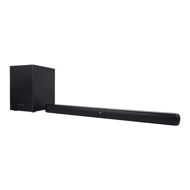 Soundbar Muse M-1520SBT — 50 W RMS, vadu un bezvadu, melna, 660×60×59 mm