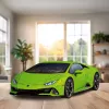 3D puzle 158 gabali Lamborghini Huracan EVO zaļš
