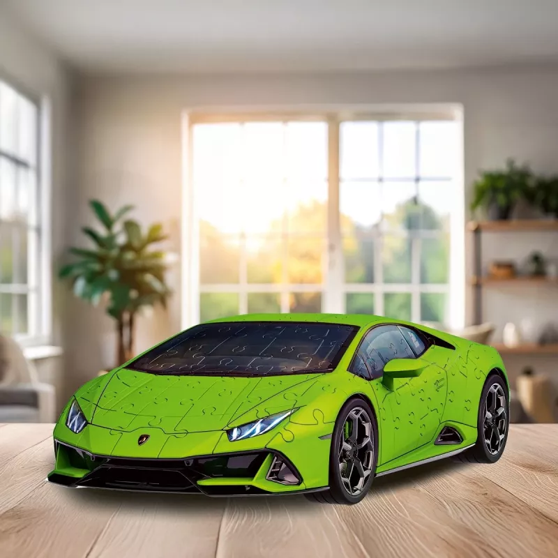 3D puzle 158 gabali Lamborghini Huracan EVO zaļš