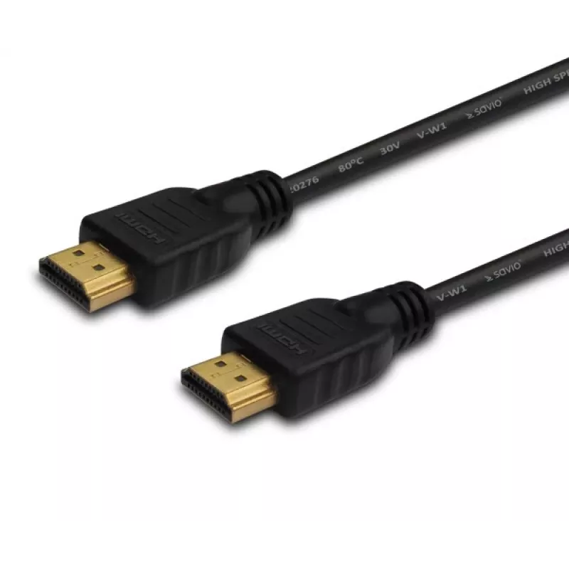 Savio CL-38 HDMI kabelis 15 m HDMI A tips (standarta) Melns