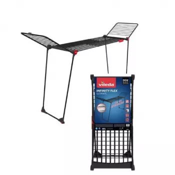 Grīdas statīvs VILEDA Infinity Flex Ultimate — tērauds, melns, 1 gab., 5 gadu garantija