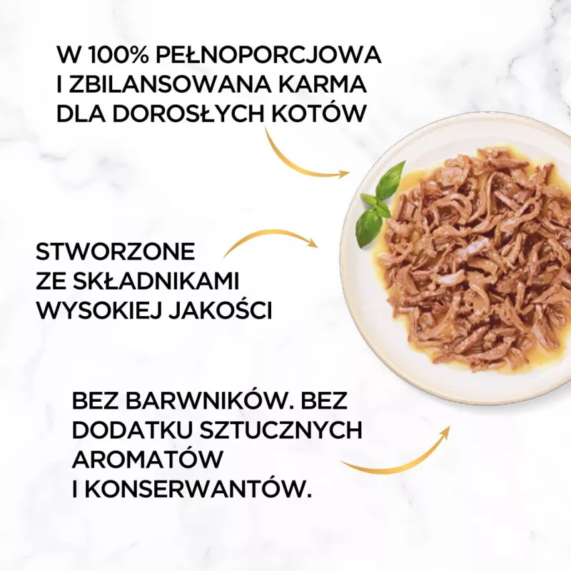 PURINA Gourmet Gold Succulent Delights Chicken - mitrā kaķu barība - 85g