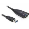 USB kabelis DeLOCK 83089 USB 3.0 5m melns