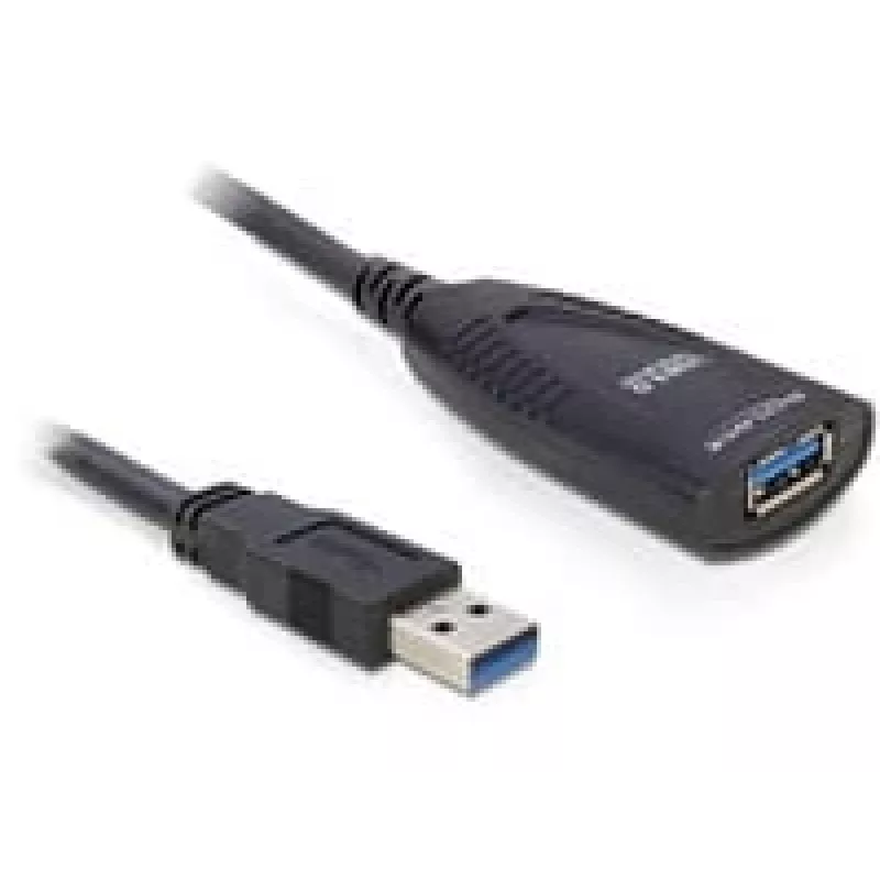 USB kabelis DeLOCK 83089 USB 3.0 5m melns