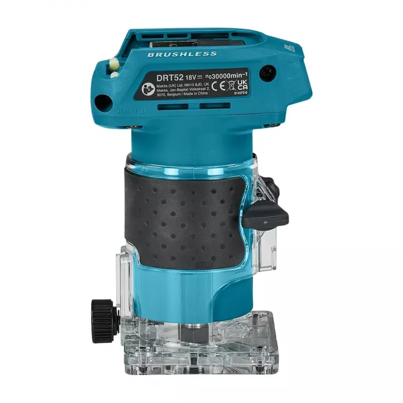 DRT52Z Makita 18V LXT bezvadu bezsuku 1/4 collas frēze - tikai korpuss