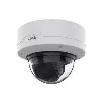 IP kupola drošības kamera AXIS P3277‑LV — 2592×1944 CMOS, 104° HFOV, 30 fps, griestu/sienas montāža, iekštelpām/ārtelpām