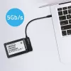 QOLTEC SATA adapteris 52269 2,5 collu diskam uz USB-C, atbalsta līdz 2TB