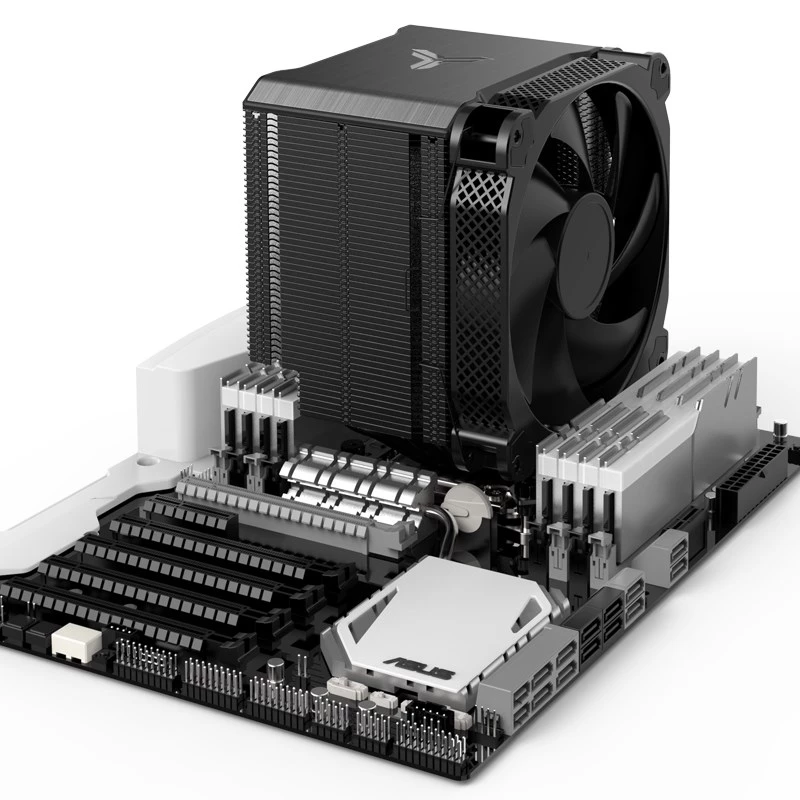 Jonsbo HX6250 procesora dzesētājs/radiators 14 cm melns 1 gab.