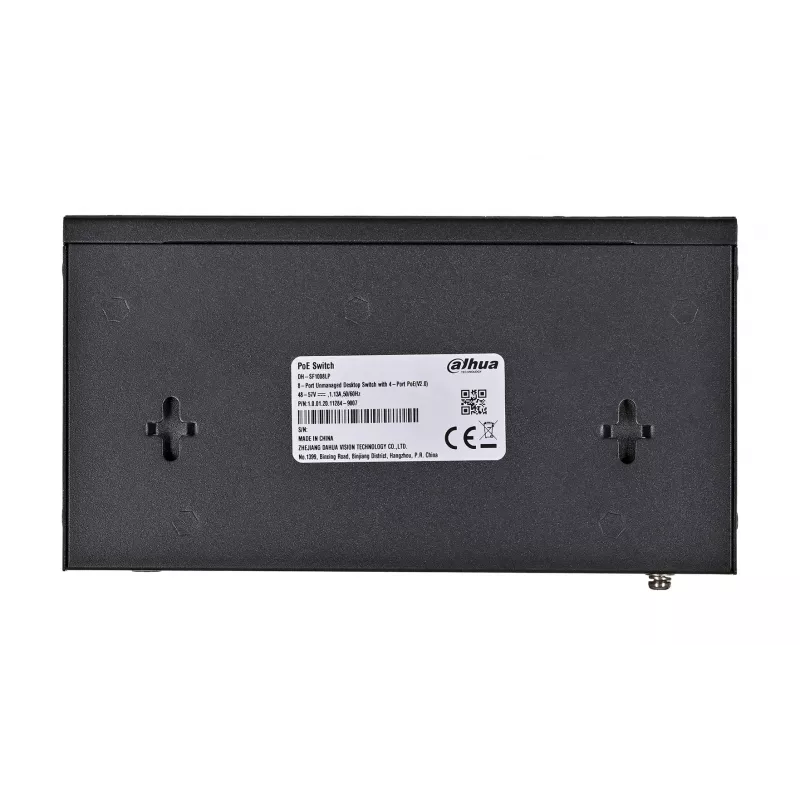 Dahua Technology PoE SF1008LP nevadāms L2 Fast Ethernet (10/100) barošana caur Ethernet (PoE) melns