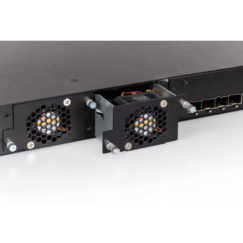 LANCOM XS-6128QF - Slēdzis - L3 - pārvaldīts - 16 x 10 Gigabit SFP+ + 4 x combo 10 Gigabit SFP+/RJ-45 + 4 x Combo 25 Gigabit SFP28 (augšupsaite) + 2 x Combo 40 Gigabit QSFP+ (augšupsaite) - gaiss