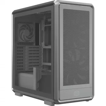 PC Midi Tower Cooler Master MasterFrame 600 Mesh Silver — atbalsta ATX/EATX, priekšā 2×200mm, 2.5 collu/3.5 collu diski