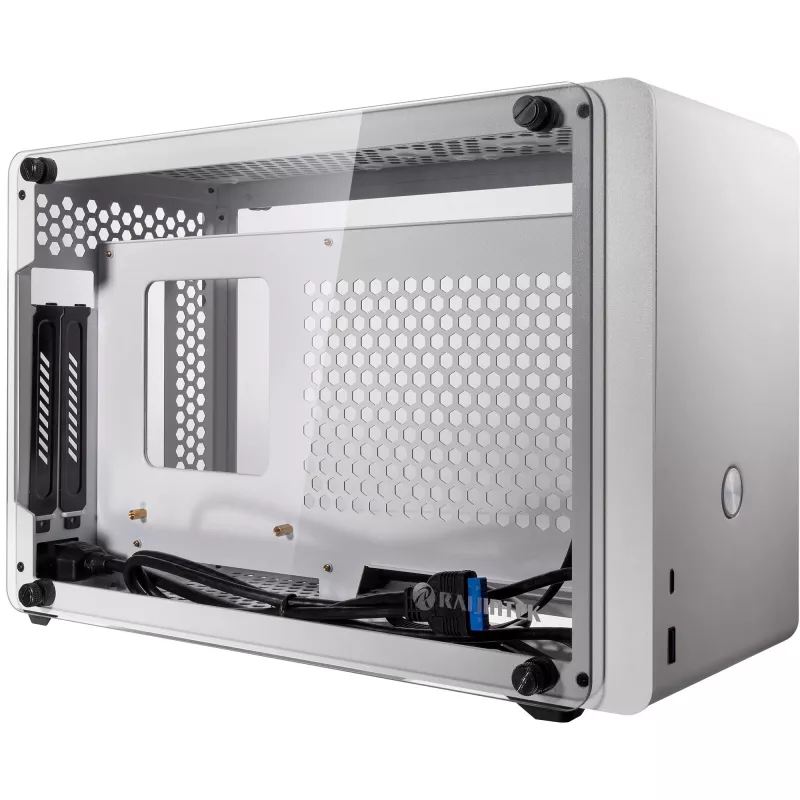 RAIJINTEK Ophion Mini-ITX korpuss, rūdīts stikls - balts - Korpuss - Mini-ITX
