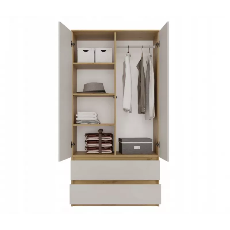 MALWA SS-90 wardrobe artisan ozols/kašmira