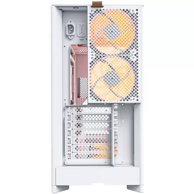 PC korpuss Montech HS02 PRO Midi Tower balts