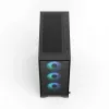 PC Case Fractal Design Pop 2 Air Melns TG RGB Midi Tower — ATX/Micro-ATX/Mini-ITX, 3x120mm priekšā, 1x120mm aizmugurē, 2.5 collu+3.5 collu nodalījumi