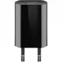 USB sienas lādētājs GOOBAY 5 W, 1× USB 2.0, ieeja 100–240 V, melns