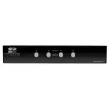 EATON TRIPPLITE 4 portu DisplayPort KVM slēdzis ar audio kabeļiem un USB 3.0 SuperSpeed centrmezglu (B004-DPUA4-K)