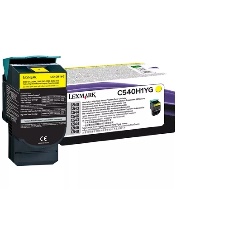 Toneris Lexmark C540H1YG 1000 lapas dzeltens
