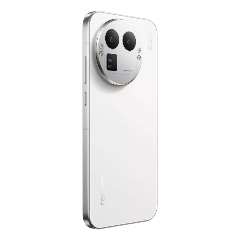 Viedtālrunis REALME GT 8 Pro 5G — 6,79 collu AMOLED 3136×1440, Snapdragon 8 Elite, 16 GB RAM, 512 GB, 50/200/50 MP, 7000 mAh, balts