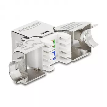 RJ45 Keystone modulis Cat.6A bezinstrumentu 90° DELOCK 90800