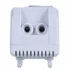 Termostats Alantec KTS, rotējoša vadība, IP20, plastmasas korpuss, pelēks, -45–70°C, 60×33×43 mm