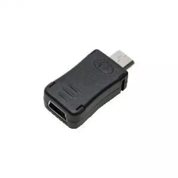 Logilink - USB adapteris - 5 kontaktu Micro-USB Type B (V) - Mini-USB, Type A (S) (USB/USB 2.0) - Melns (AU0010)
