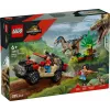 Konstruktoru komplekts LEGO Jurassic World 76972 Raptor Off-Road Escape, 285 gab., 2 minifigūras, vecumam no 6+
