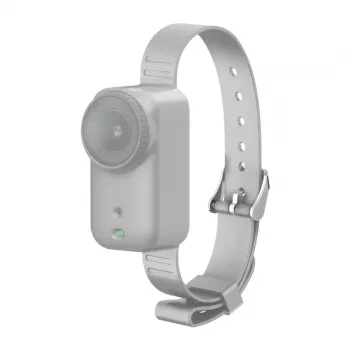 Silikona siksniņa / mājdzīvnieka kaklasiksna Puluz DJI Osmo Nano (pelēka)