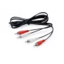 Equip 147094 audio kabelis 2,5 m 2 x RCA Melns