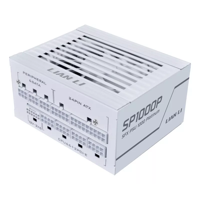 Barošanas bloks Lian Li SP Series Platinum SFX pilnībā modulārs PCIe 5.1 ATX 3.1 1000W (G9P.SP1000P.W000.EU)