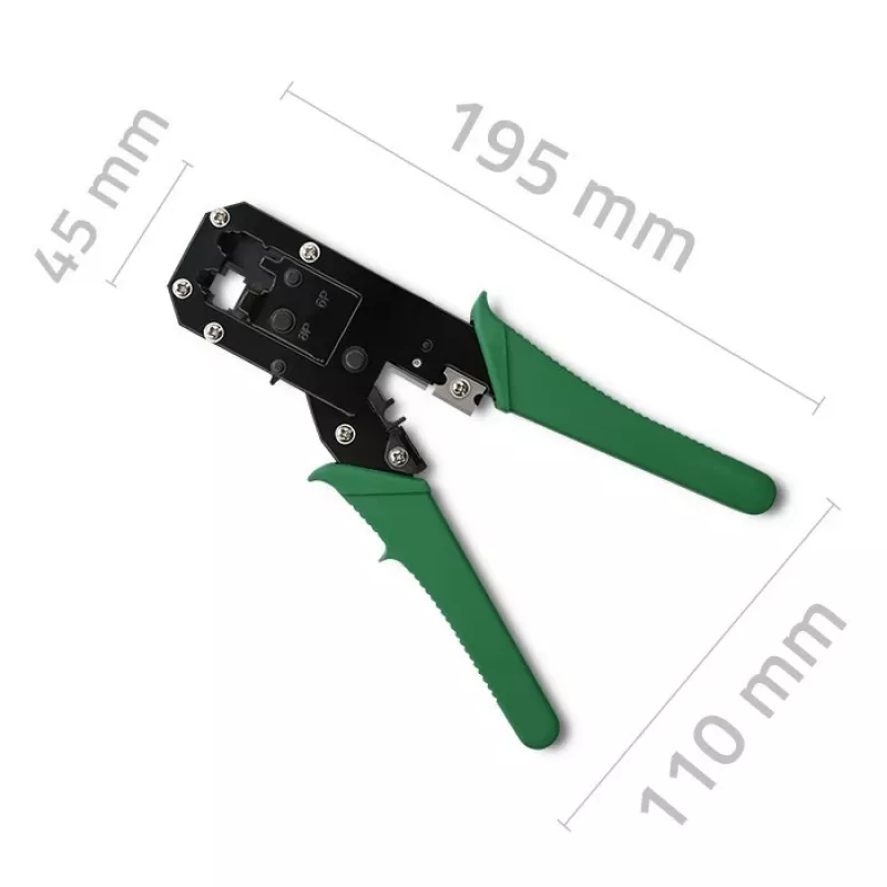 Crimping and cutting tool QOLTEC 54381 — modular connectors…