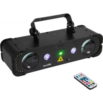 LED Multi FX lāzerbārs EUROLITE Compact 7 krāsas 3D efekti (MPN 51741098)