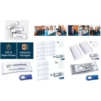 Avery Zweckform Name Badges 70 x 30 mm 10 St edel 10 Schilder 36 Cards