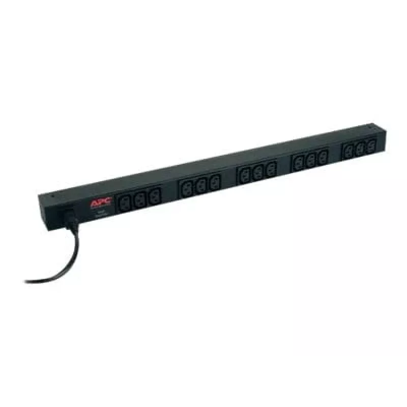 APC RACK PDU BASIC ZERO U 10A 230V strāvas sadales bloks (PDU) 15 maiņstrāvas kontaktligzdas 0U Melns