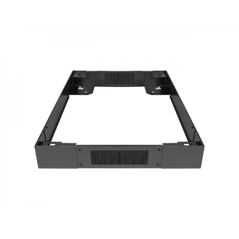Rack plinth LANBERG CK01-66-B, 19 inch (48.3 cm) mounting, 600 mm width, Melns