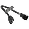 ARGB adaptera kabelis Barrow ZBDZJX-5M — 3 kontaktu 5V adresējams RGB, garums 10 cm
