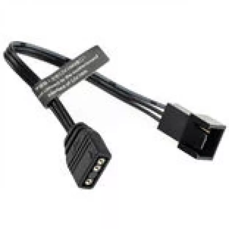 ARGB adaptera kabelis Barrow ZBDZJX-5M — 3 kontaktu 5V adresējams RGB, garums 10 cm