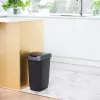 rotho Twist 25 L taisnstūra polipropilēna uzglabāšanas konteiners — 25 L, 476×333×252 mm, melns