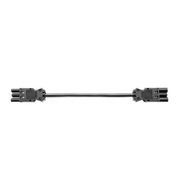 Bachmann - Strāvas kabelis - Wieland GST18/3 (M) - Wieland GST18/3 (W) - 2,0m - Melns (375038)