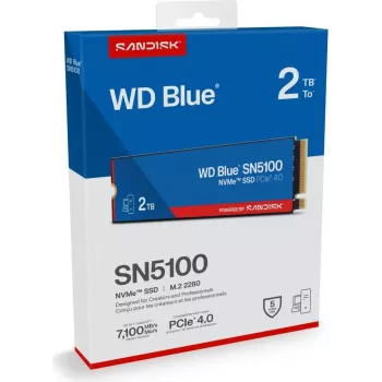 SanDisk 2TB WD Zils SN5100 NVME SSD - zibatmiņa (WDBS4F0020BNC-WRSN)