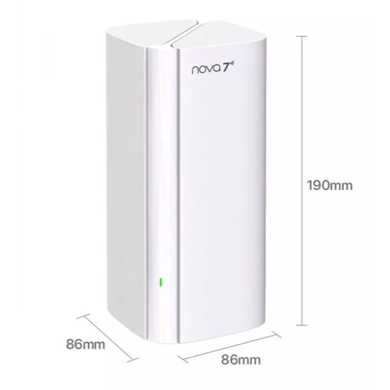 Bezvadu maršrutētājs TENDA EE3 Pro (2 gab. iepakojums) Dual Band 802.11ac, 2,4/5 GHz, 2882 Mb/s, 3× LAN, 5 integrētas antenas