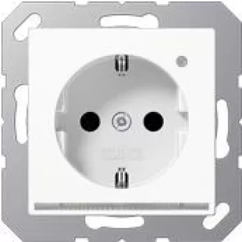 A 1520-O WW LNW SCHUKO kontaktligzda 16A 250V LED orientācijas gaisma balta - SCHUKO kontaktligzda - 16 A 250 V ~ (A1520-OWWLNW)