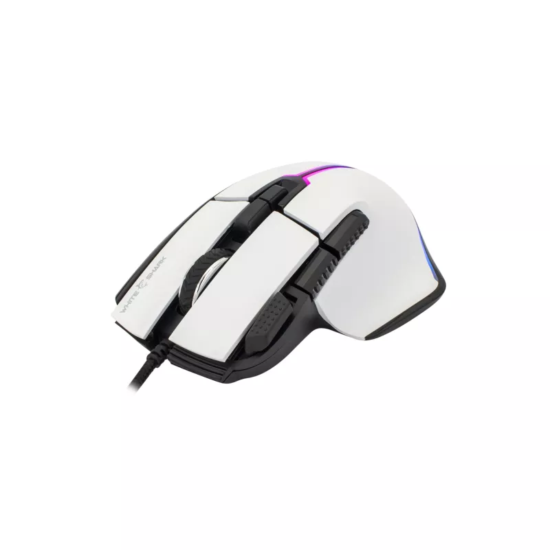 White Shark GM-9006 MARROK balta RGB / 12 000 dpi