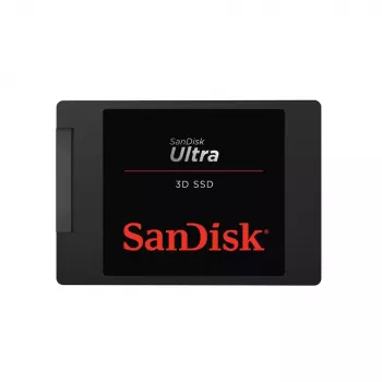 SanDisk Ultra 3D - SSD - 500GB - iekšējais - 2.5 (6,4 cm) - SATA 6Gb/s (SDSSDH3-500G-G26)