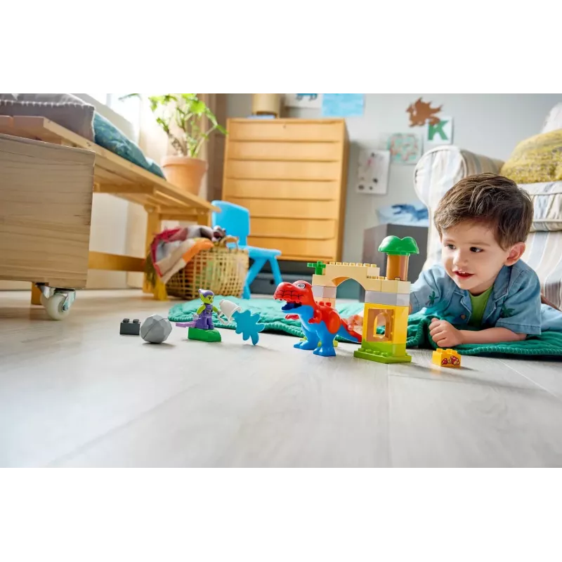 LEGO DUPLO 10463 Dinozaurs Zirnekļcilvēks-Rekss pret Zaļo Goblīnu