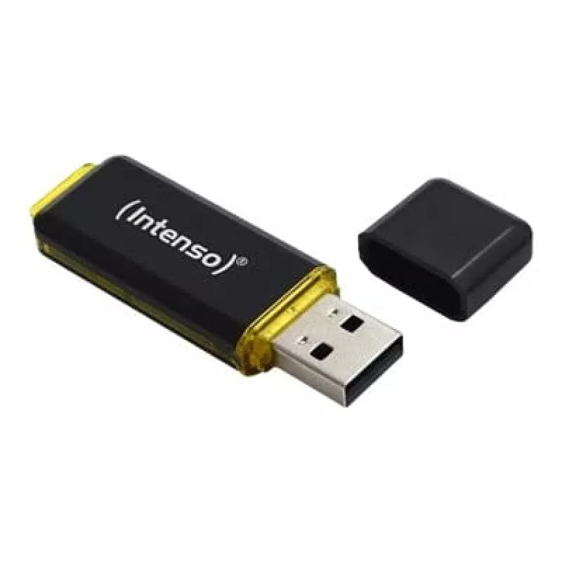 USB zibatmiņa Intenso 256 GB USB Type-A 3.2 Gen 1 Melna Dzeltena