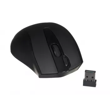 Bezvadu RF pele A4Tech G9-500F, labās rokas, 1000 DPI, 2,4 GHz nano uztvērējs, 15 m diapazons, AA baterija