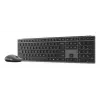 Bezvadu tastatūras un peles komplekts Lenovo 700 Modern Multi-Device — ASV angļu izkārtojums, Bluetooth, Luna pelēka