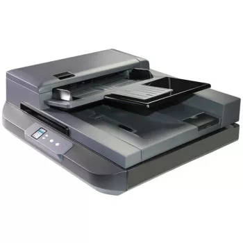 Plakanvirsmas un ADF skeneris Avision AD5800 — 1200 x 1200 DPI, A4, 100 lapu ADF, abpusēja skenēšana, LCD, balts